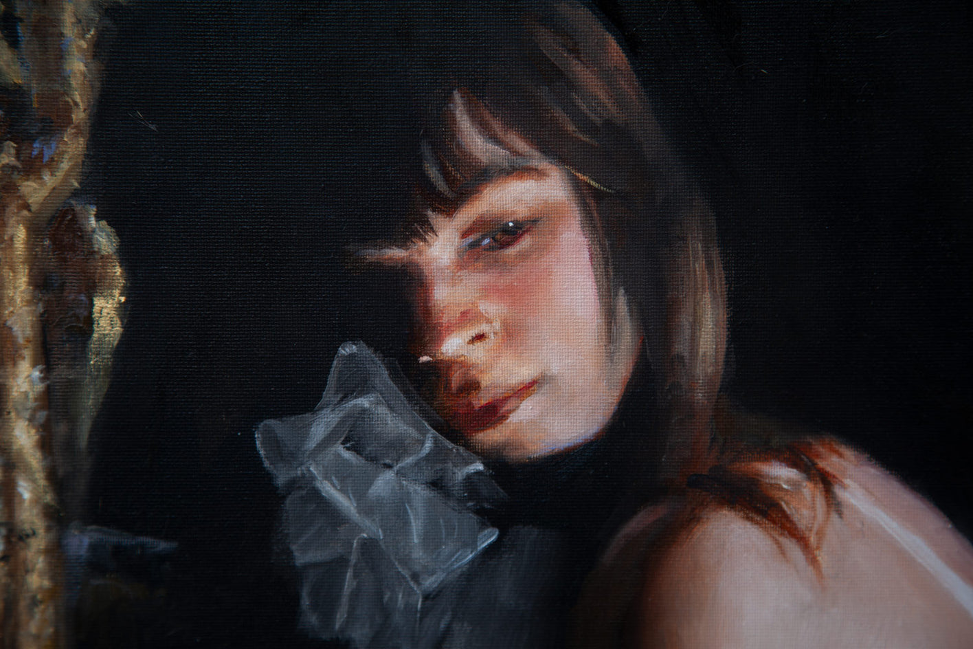Portrait, Clemence by John Kelly |  Closeup View of Artwork 