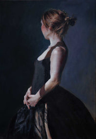 oil painting by John Kelly titled Portrait of a Lady