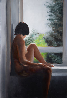 Original art for sale at UGallery.com | Spring in Montpellier by John Kelly | $2,300 | oil painting | 21.5' h x 15' w