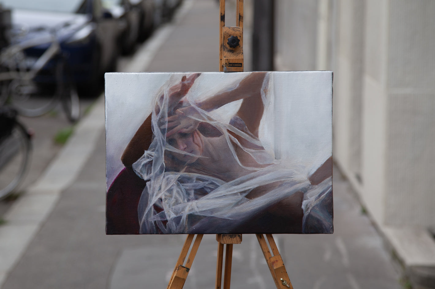 Veiled Woman by John Kelly |  Context View of Artwork 