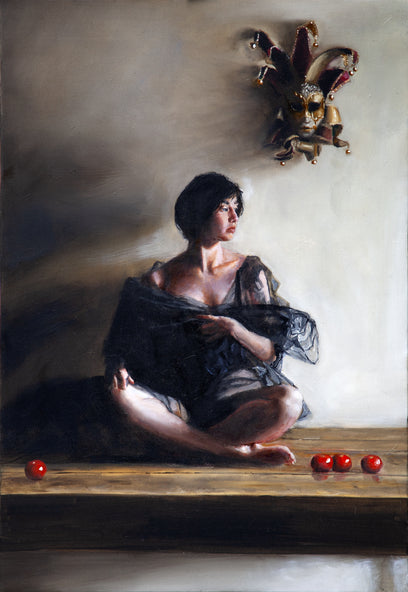 Woman with Tomatoes by John Kelly | Artwork Main Image