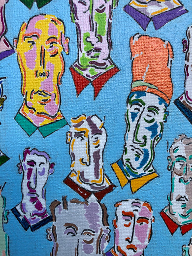 All the Kin Folk by John McCabe |   Closeup View of Artwork 