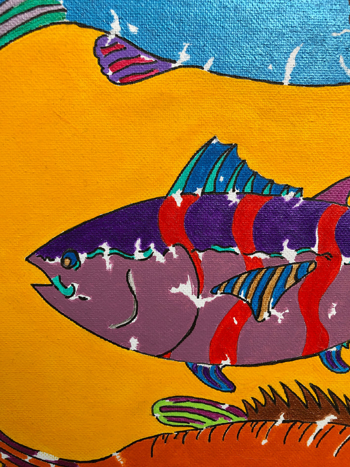 Fishing Trip by John McCabe |  Closeup View of Artwork 