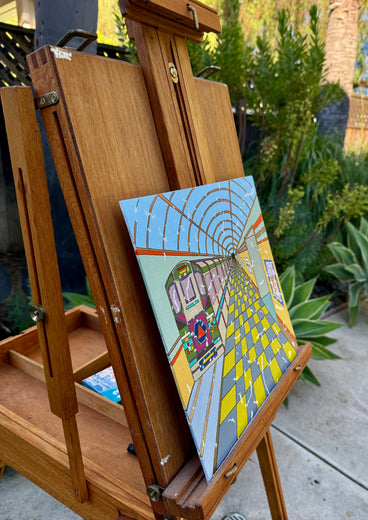 Maubert Mutualité by John McCabe |  Side View of Artwork 