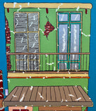 Original art for sale at UGallery.com | Wazoo Records by John McCabe | $525 | acrylic painting | 12' h x 12' w | thumbnail 4