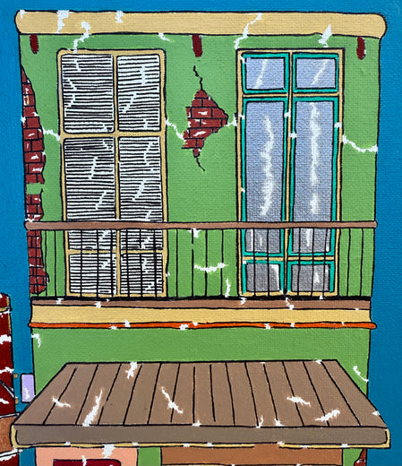 Wazoo Records by John McCabe |   Closeup View of Artwork 