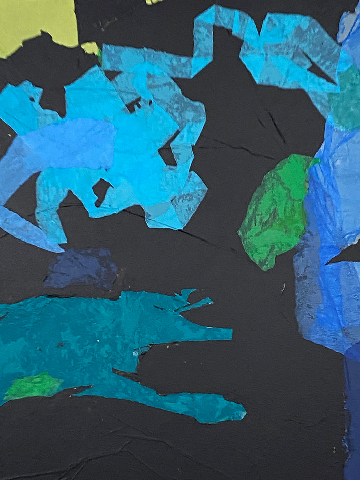 Think It Over by Johnny Karwan |  Closeup View of Artwork 