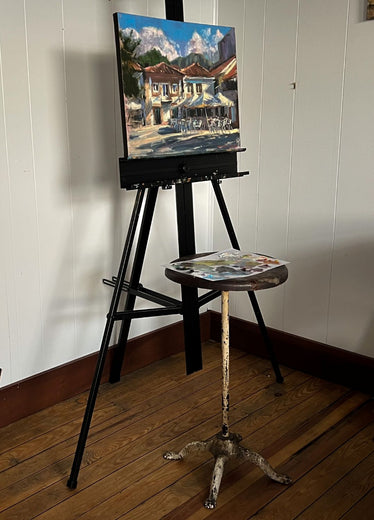 Cafes in Portugal by Jonelle Summerfield |  Context View of Artwork 