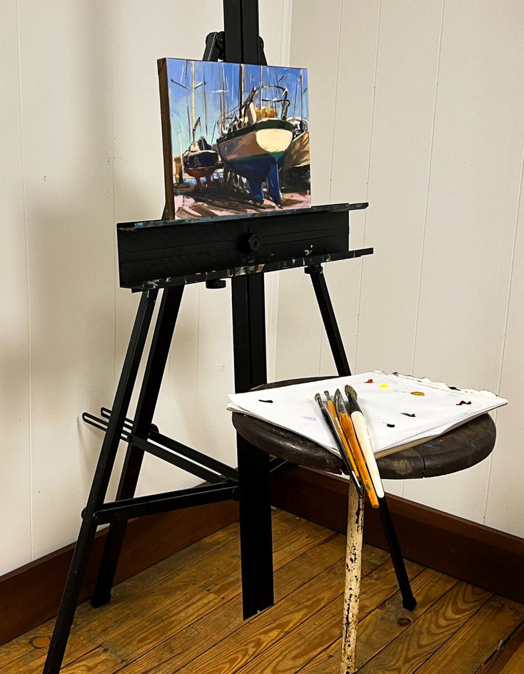 Easton Dry Dock by Jonelle Summerfield |  Context View of Artwork 