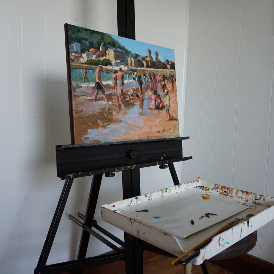 San Sebastian Beach by Jonelle Summerfield |  Context View of Artwork 