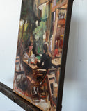 Original art for sale at UGallery.com | Tapas Night in Seville II by Jonelle Summerfield | $675 | oil painting | 14' h x 11' w | thumbnail 2