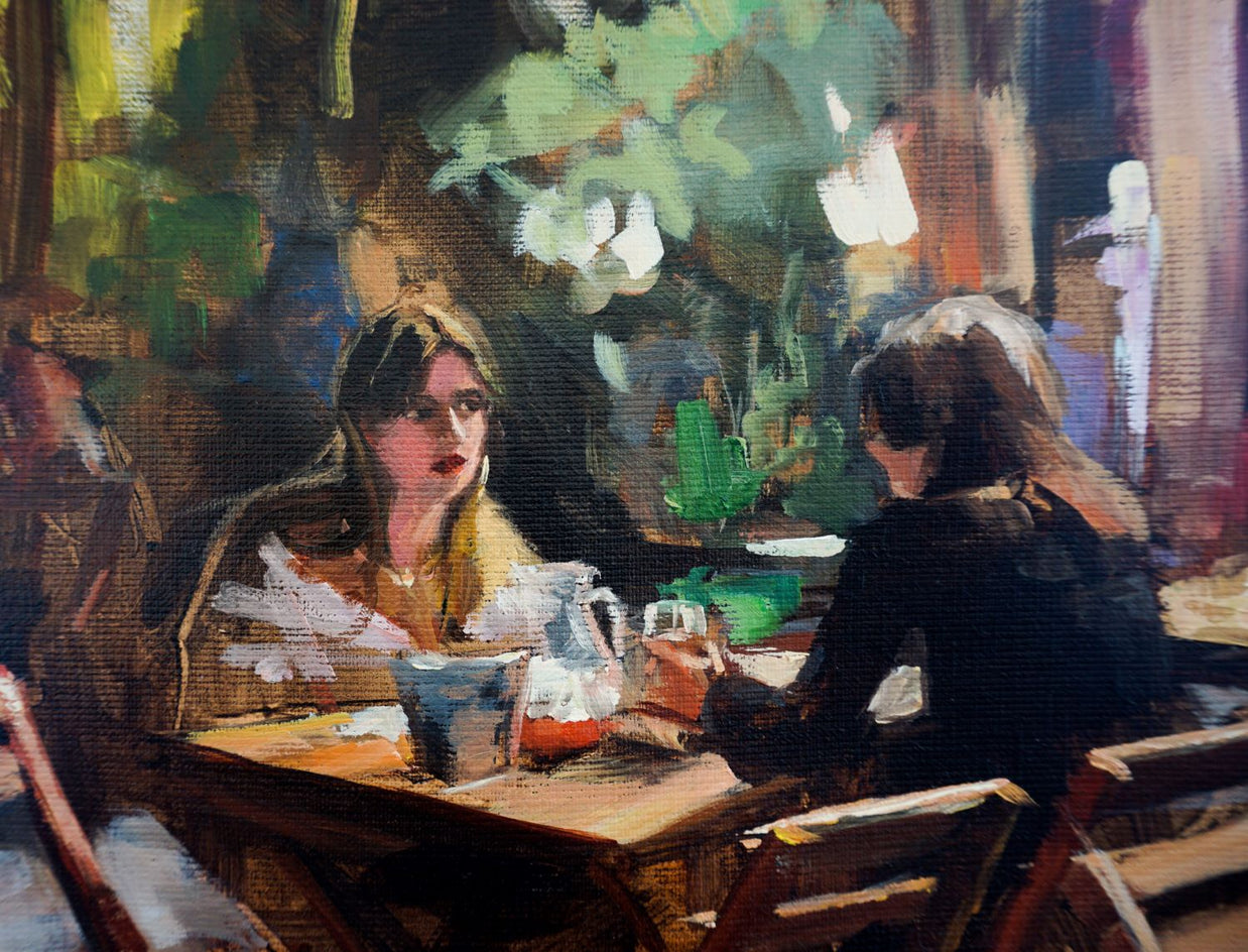Tapas Night in Seville II by Jonelle Summerfield |  Closeup View of Artwork 