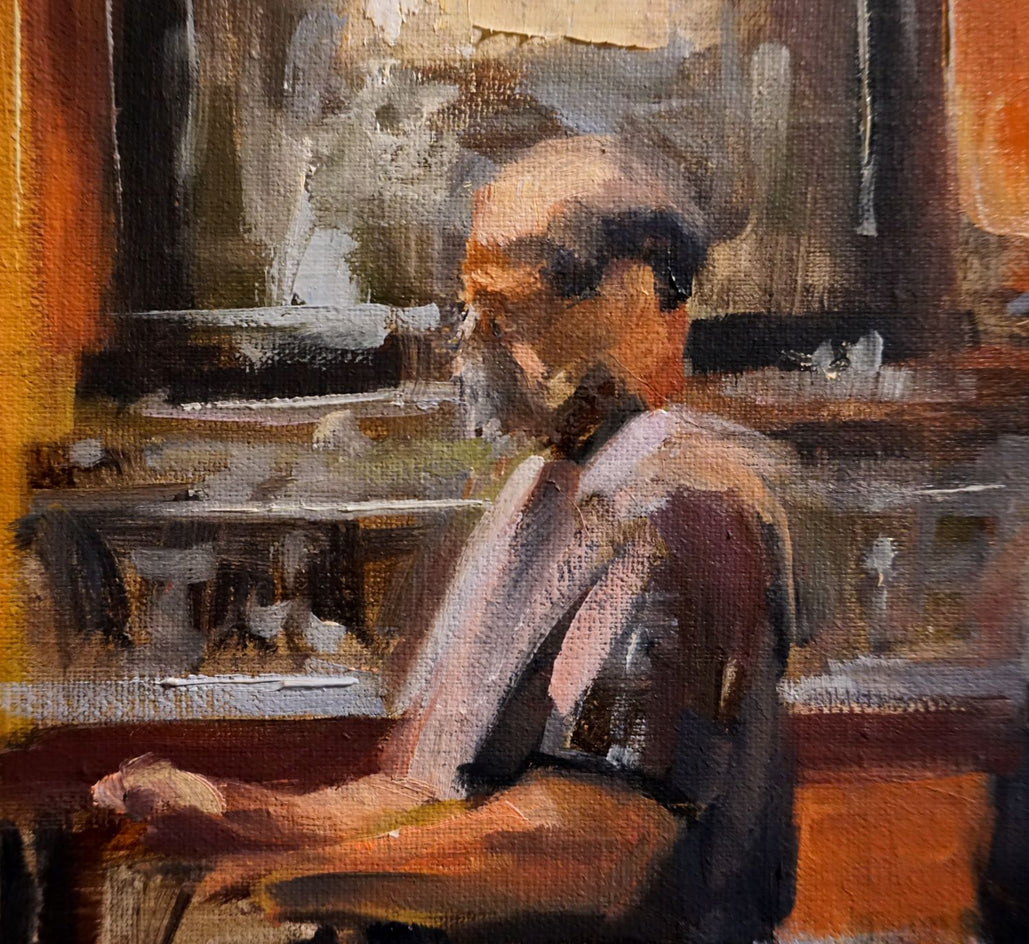 The Correct Change by Jonelle Summerfield |  Closeup View of Artwork 