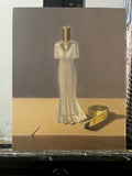 Original art for sale at UGallery.com | High Fashion by Jose H. Alvarenga | $600 | oil painting | 10' h x 8' w | thumbnail 3
