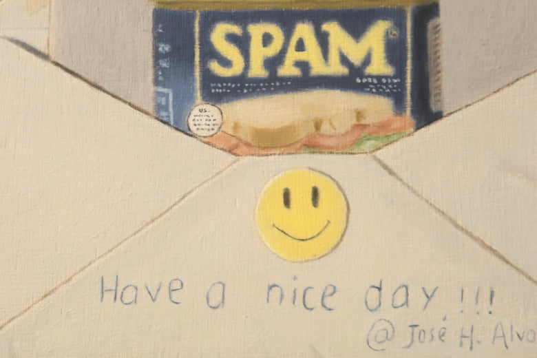 Spam by Jose H. Alvarenga |   Closeup View of Artwork 