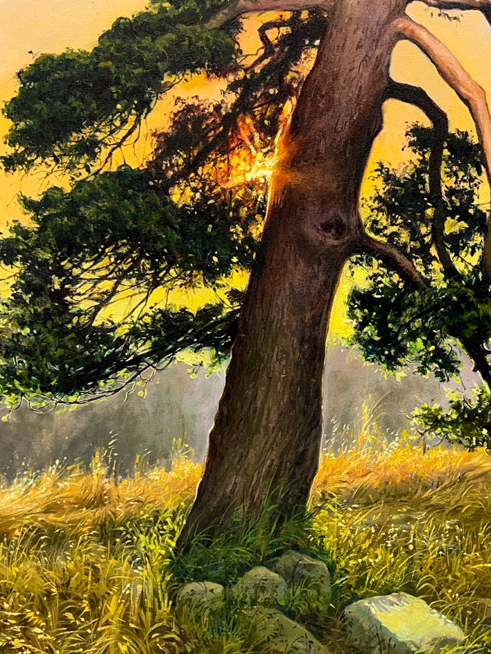 Pine by Jose Luis Bermudez |  Closeup View of Artwork 