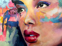 Original art for sale at UGallery.com | Journey to the Edge by Miranda Gamel | $5,175 | oil painting | 40' h x 40' w | thumbnail 4