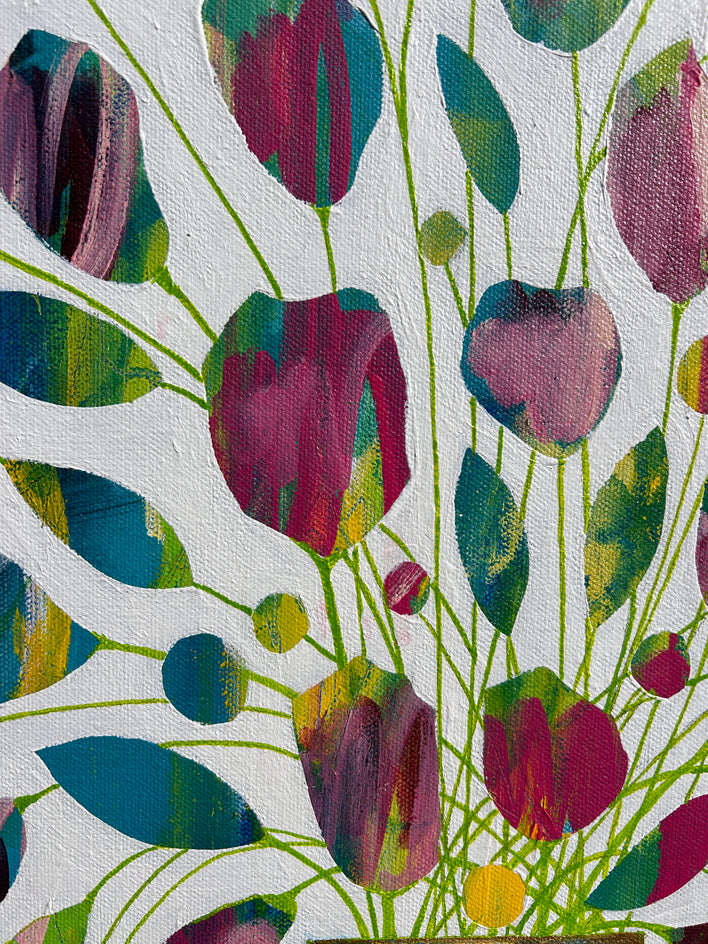 Marsh Girl by Joyanna Margo |  Closeup View of Artwork 
