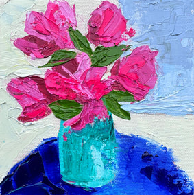 oil painting by Judy Mackey titled Counting on You