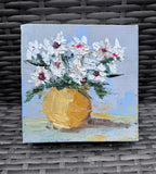 Original art for sale at UGallery.com | Daisy by Judy Mackey | $225 | oil painting | 6' h x 6' w | thumbnail 3