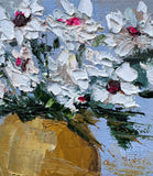Original art for sale at UGallery.com | Daisy by Judy Mackey | $225 | oil painting | 6' h x 6' w | thumbnail 4