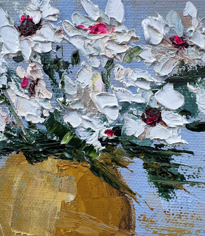Daisy by Judy Mackey |  Closeup View of Artwork 