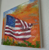 Original art for sale at UGallery.com | Sunset by Judy Mackey | $325 | oil painting | 8' h x 10' w | thumbnail 2
