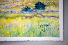 Original art for sale at UGallery.com | Cades Cove by Judy Mudd | $1,500 | watercolor painting | 14.75' h x 22' w | thumbnail 2