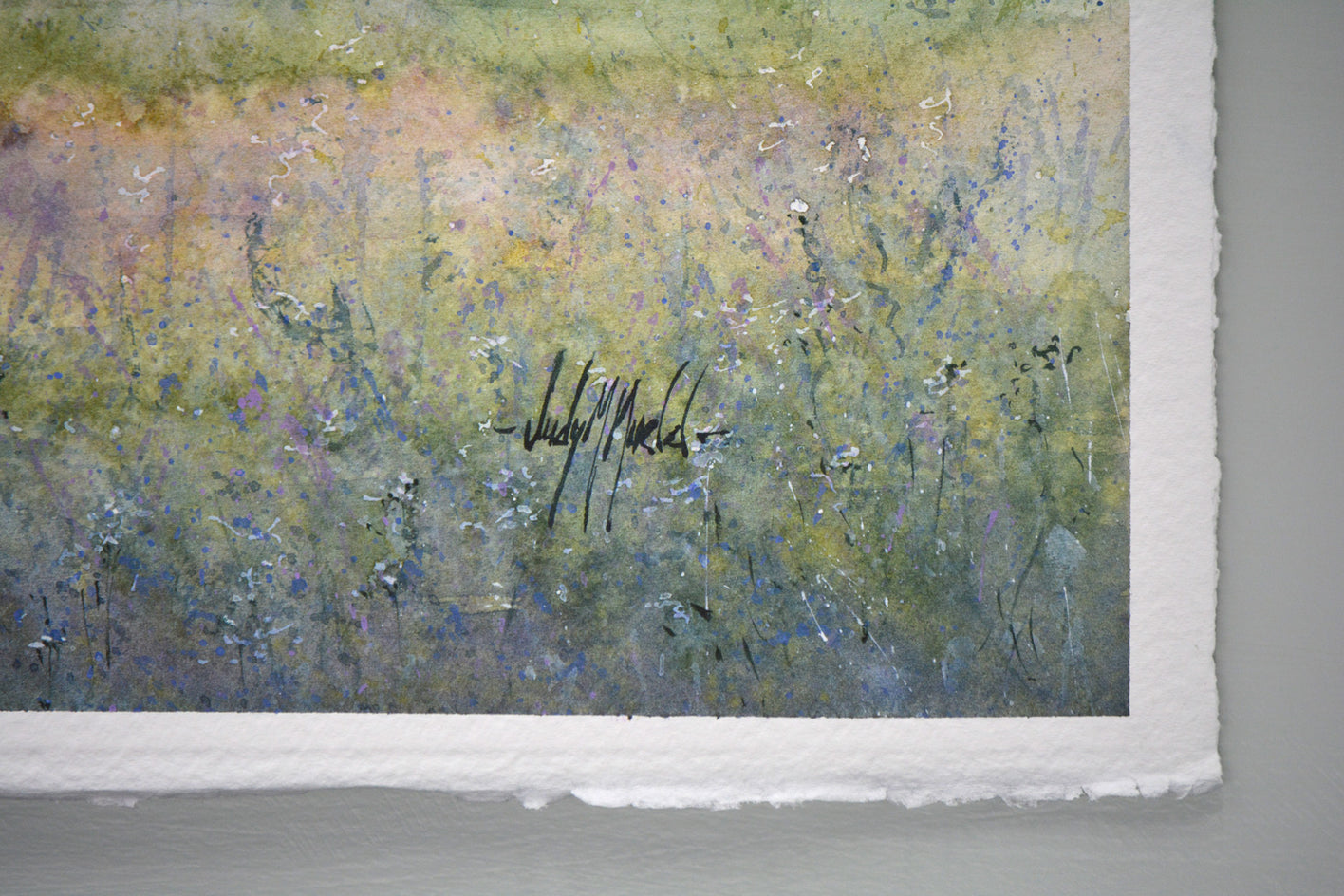 Every Year Spring Comes by Judy Mudd |  Side View of Artwork 