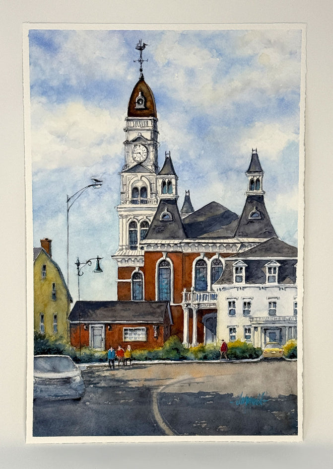 Gloucester City Hall by Judy Mudd |  Context View of Artwork 