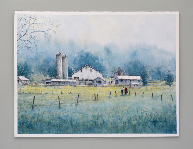 Morning Hours by Judy Mudd |  Context View of Artwork 