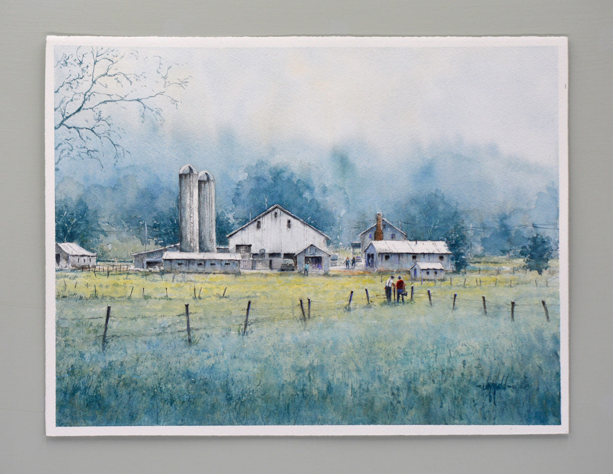 Morning Hours by Judy Mudd |  Context View of Artwork 