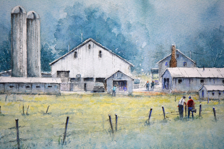 Morning Hours by Judy Mudd |   Closeup View of Artwork 