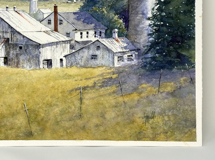 Paradise Farm by Judy Mudd |  Side View of Artwork 
