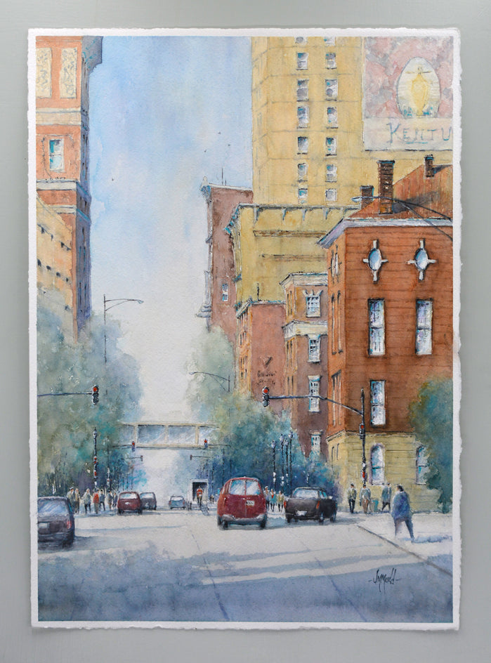 West on Muhammad Ali Blvd by Judy Mudd |  Context View of Artwork 