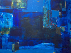 Original art for sale at UGallery.com | From Now On by Julie Weaverling | $3,400 | mixed media artwork | 36' h x 48' w