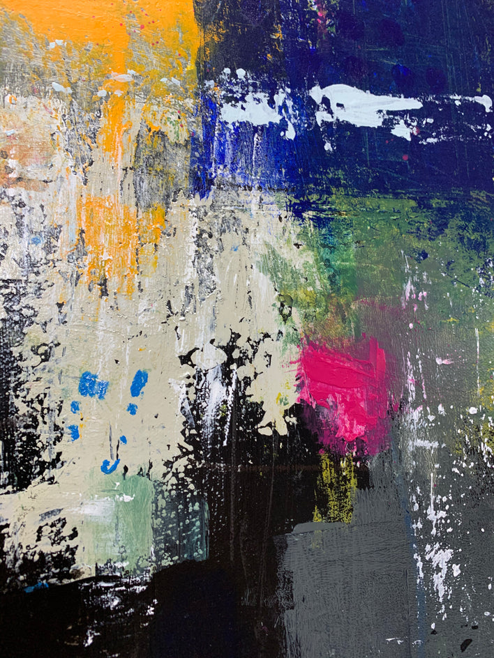 In Other News by Julie Weaverling |  Closeup View of Artwork 