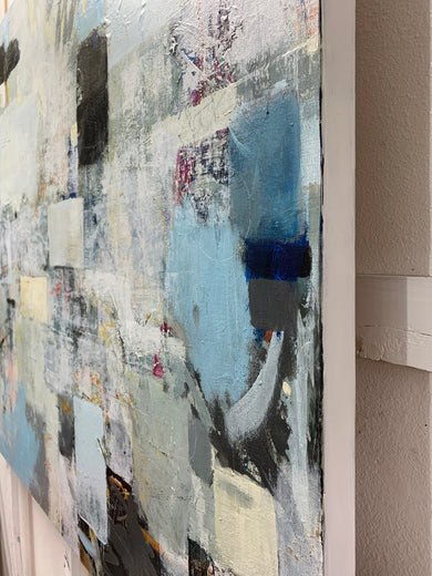 We Are Our History by Julie Weaverling |  Side View of Artwork 