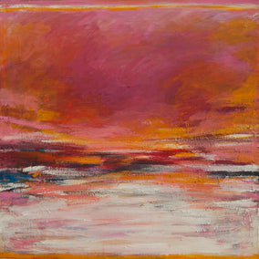 Original art for sale at UGallery.com | A Beautiful View by Kajal Zaveri | $1,200 | acrylic painting | 24' h x 24' w