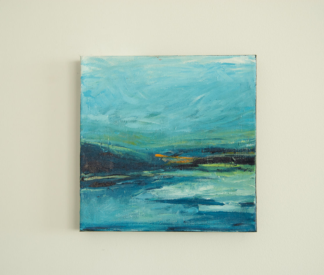A Pause in Blue by Kajal Zaveri |  Context View of Artwork 