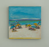 Original art for sale at UGallery.com | Beachfun by Kajal Zaveri | $375 | acrylic painting | 12' h x 12' w | thumbnail 3