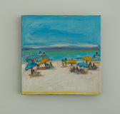 Original art for sale at UGallery.com | Beachfun by Kajal Zaveri | $375 | acrylic painting | 12' h x 12' w | thumbnail 3