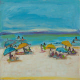 Original art for sale at UGallery.com | Beachfun by Kajal Zaveri | $375 | acrylic painting | 12' h x 12' w | thumbnail 1