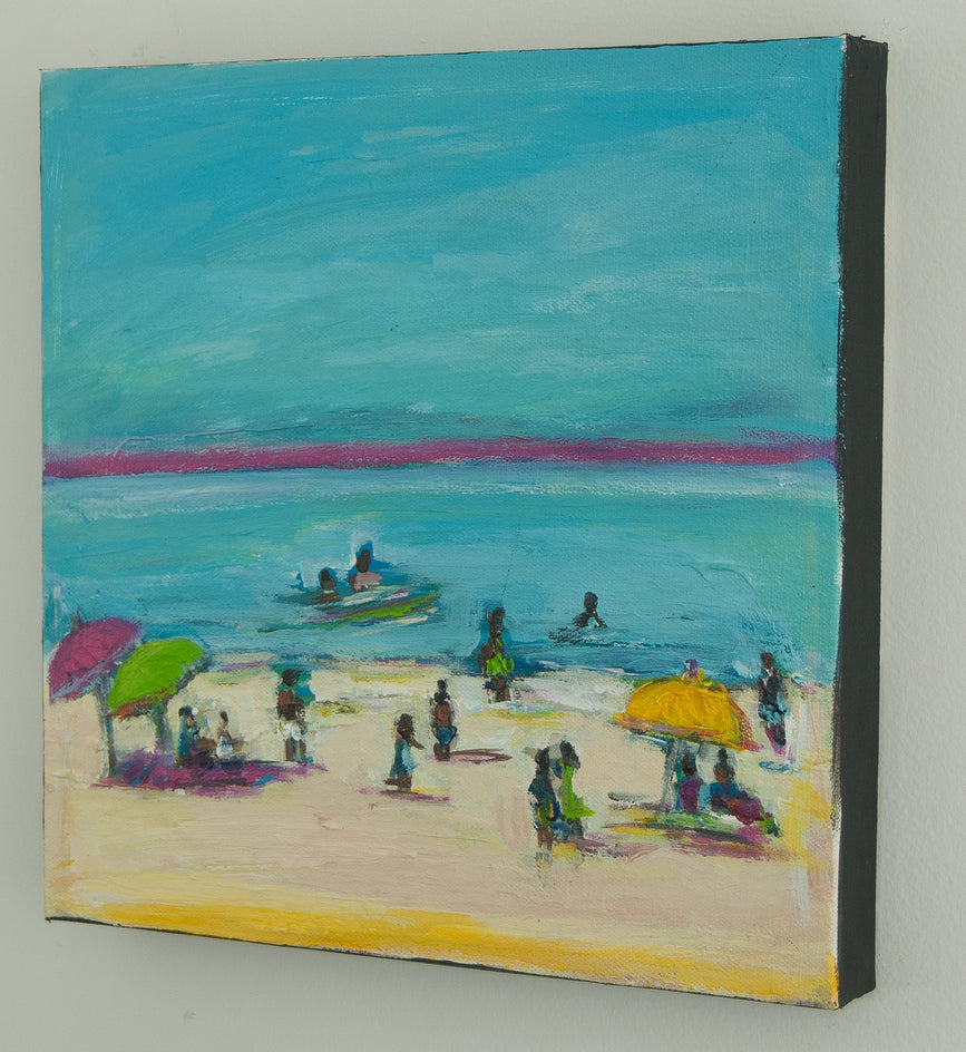 Beachtime by Kajal Zaveri |  Side View of Artwork 
