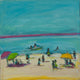 Original art for sale at UGallery.com | Beachtime by Kajal Zaveri | $375 | acrylic painting | 12' h x 12' w | thumbnail 1
