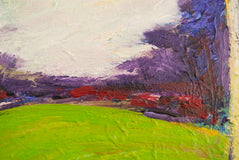 Original art for sale at UGallery.com | Between the Trees by Kajal Zaveri | $375 | acrylic painting | 12' h x 12' w | thumbnail 4