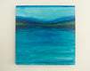 Original art for sale at UGallery.com | Blue Serenity by Kajal Zaveri | $2,000 | acrylic painting | 30' h x 30' w | thumbnail 3