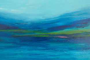 Blue Serenity by Kajal Zaveri |   Closeup View of Artwork 