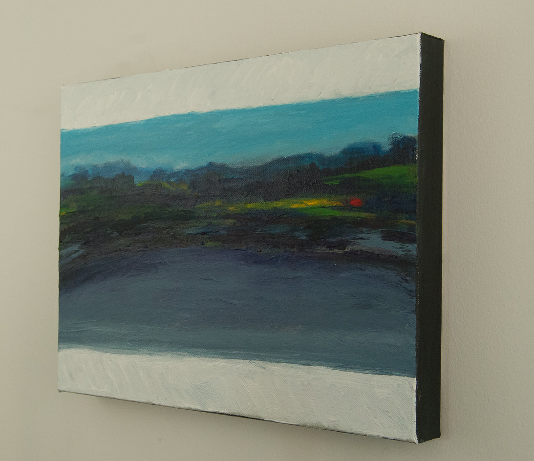 In the Quiet Distance by Kajal Zaveri |  Side View of Artwork 