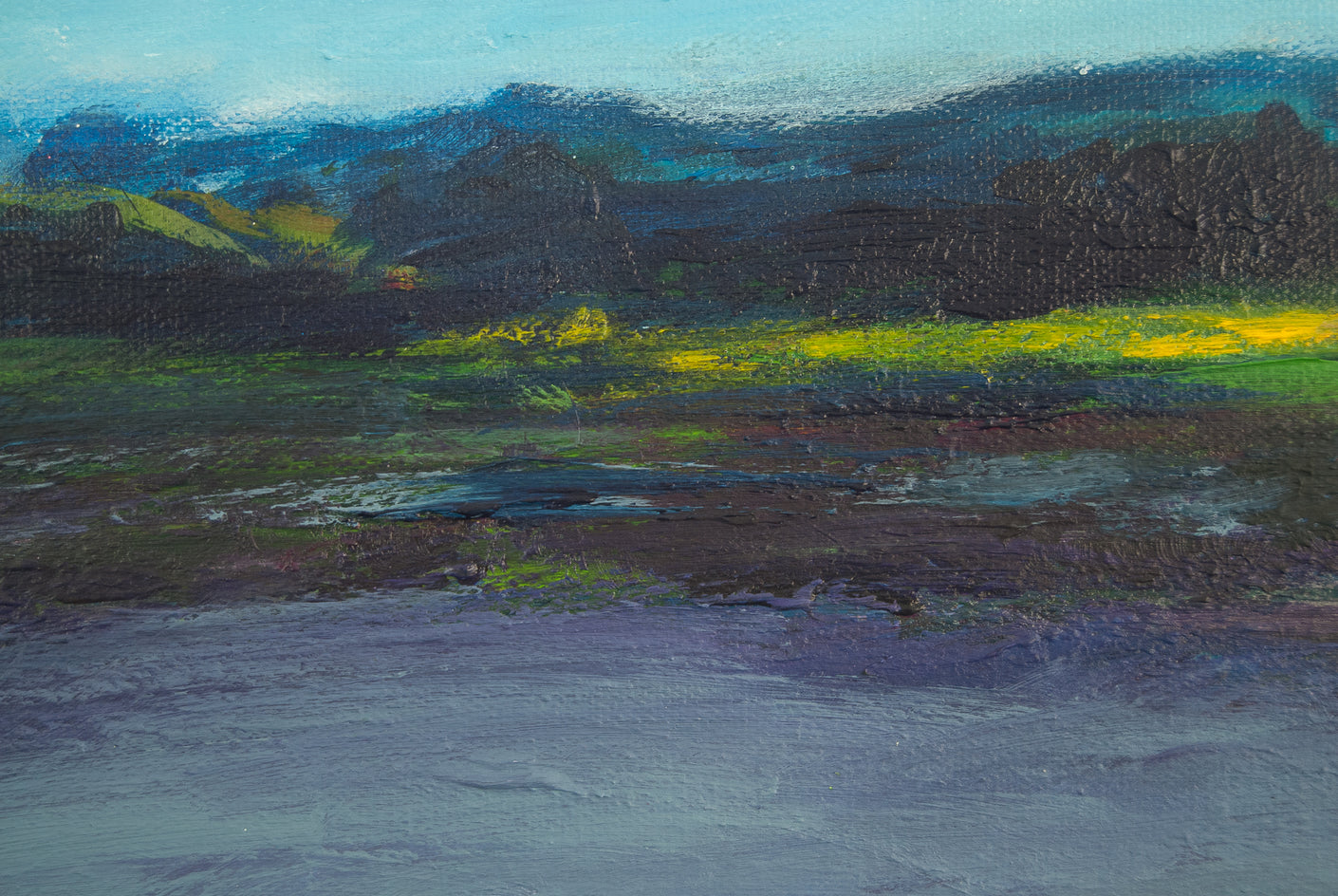 In the Quiet Distance by Kajal Zaveri |  Closeup View of Artwork 